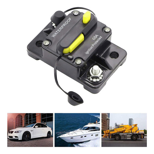 30-300 Amp Interruptor De Reinicio Manual 12v-48v Coche 60a