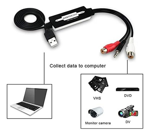Digitnow Usb Audio Capture Capture Captador Para Cintas De Y