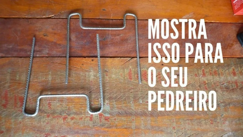 Grampos Caixaria Laje Fundação Baldrame Obra 2cm x 11,5cm