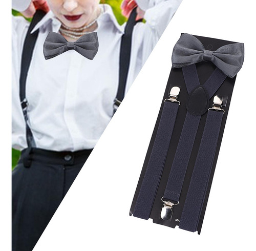 Tirantes Para Hombre Con Pajarita Tirantes Ajustables