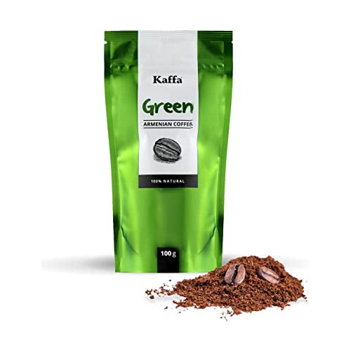 Café Kaffa Verde, Café Armenio, Tostado Medio, 3,5 Oz (100 G