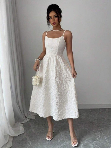 Vestido De Jacquard Elegante Y Fino - Kozani