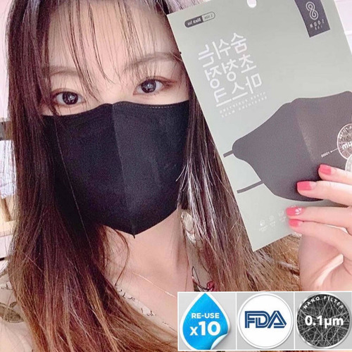 Cubreboca Lavable Nanofibra Coreano Airqueen 5+5 Soomlab As