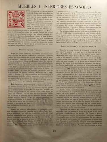 Repertorio De Muebles E Interiores Españoles. Sglos (Usado)