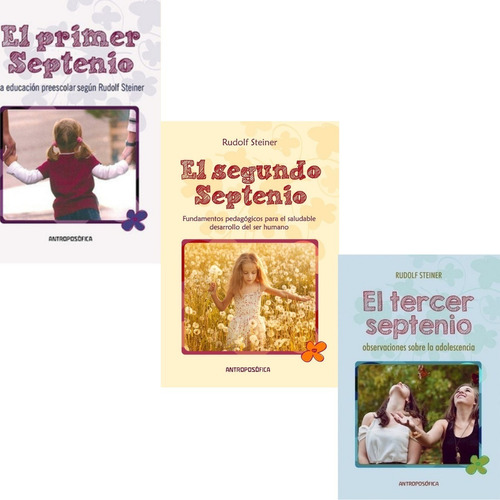 Libros Primer Septenio + Segundo Septenio + Tercer Septenio