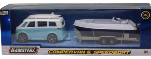 Teamsterz Campervan Celeste & Speedboat Azul - Hti