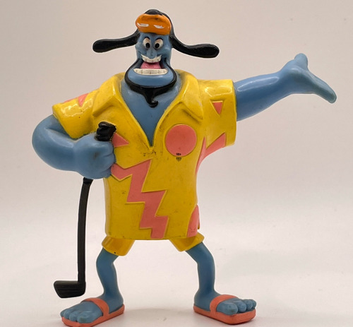 Genio De Aladin Con Gorra Goofy Figura 11cms Original Disney (Usado)