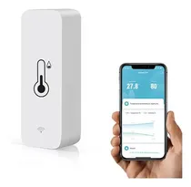 Comprar  Sensor De Temperatura Wifi Humedad Tuya Smartlife Alexa 