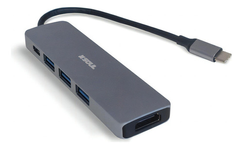 Hub Soul 5 en 1 - Multiplicador Usb C + Hdmi - Pc Notebook