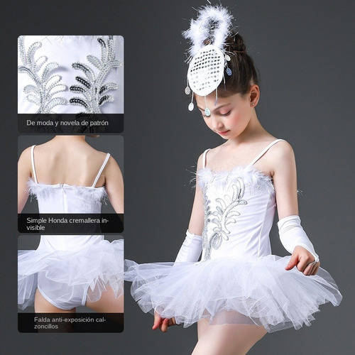 Traje De Baile De Ballet Vestido De Encaje Para Niños
