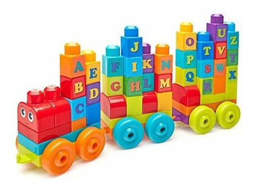 Mega Bloks Abc Aprendizaje Tren Juego De Construccion