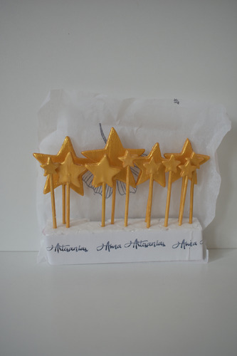 Pinches De Estrellas En Porcelana Fria Para Decorar Tortas Varios Colores Estrella