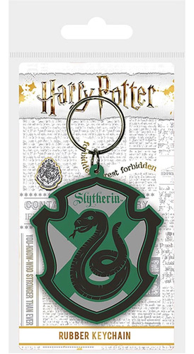 Llavero De Goma Harry Potter Slytherin