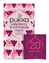Comprar Té De Hierbas Orgánico Pukka Con Saúco Y Equinácea 20 Bolsit