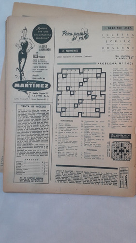 Revista Antigua ** Damas Y Damitas ** Nº 1001 (Usado)
