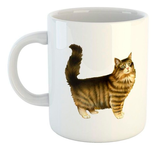 Taza De Ceramica Gato Persa Con La Cola Parada