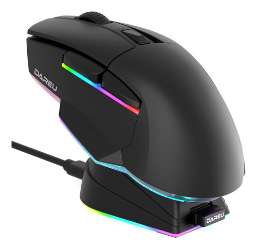 Ratón Inalámbrico Ligero Para Juegos A955 Con Base De Carga