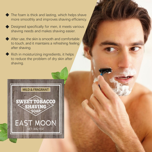 Ae Jabón De Afeitar For Hombres Jabón De Limpieza Facial