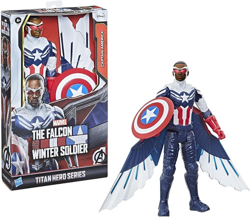 Capitán América Titan Hero Avengers Marvel Hasbro F2075