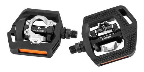 Imagem 1 de 3 de Pedal Shimano T421 Com Tacos (uso Com Ou Sem Sapatilha) Orig