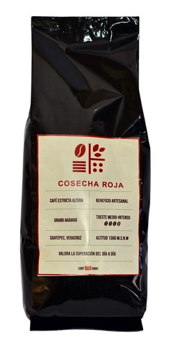 Café De Estricta Altura Cosecha Roja 500g Tueste Intenso