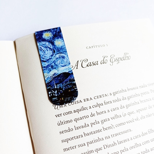 Kit 4 Marcadores De Páginas Magnéticos Artesanais Exclusivos