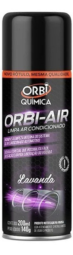 Higieniza Limpa Ar Condicionado Automotivo Orbi Air- Lavanda