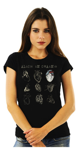 Polera Mujer Alice In Chains Black Gives Way To Blue Rock Im