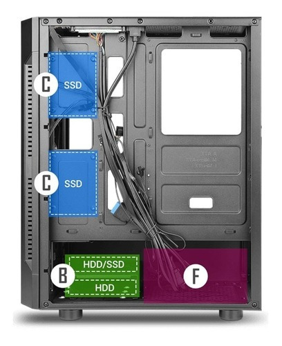 Gabinete Antec Nx292 Midi Tower E-atx/atx/micro-atx/itx Color Negro