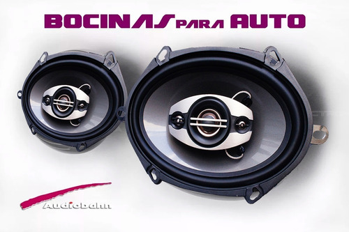 Par De Bocinas 6x8 Audiobahn 1100w Tweeter Integrado Maximo