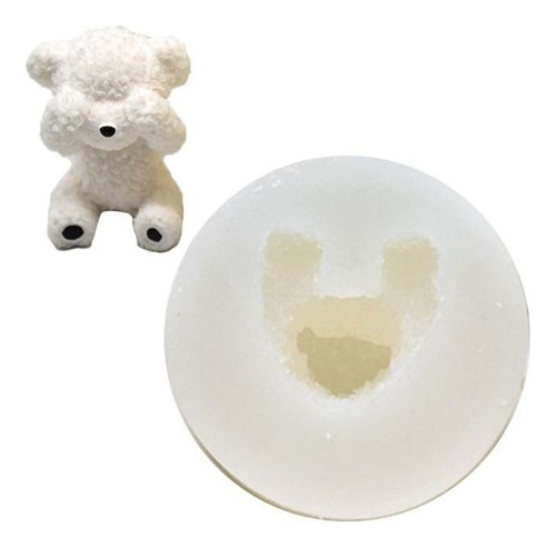 Molde De Silicona Para Jabón De Oso 3d, Herramienta De Decor