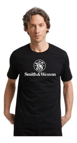 Remera Smith And Wesson - Algodón - Unisex - Diseño 2