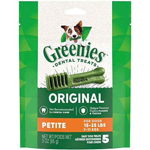 Greenies Original Petite Natural Dog Dental Treats, 3 16h8m