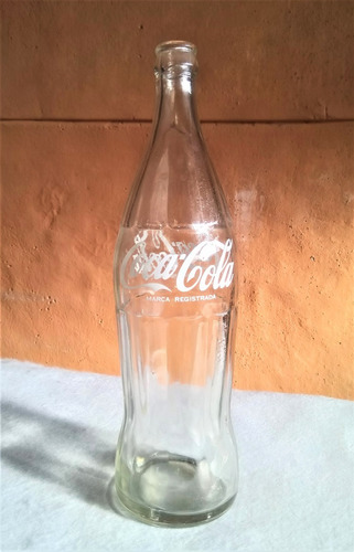 Antigua Botella Coca Cola Transparente Década 1980´s (c85)