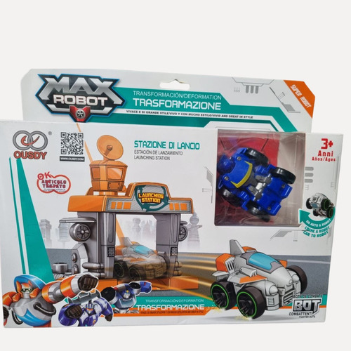 Auto Transformers Max Robot  + Estación Con Propulsor