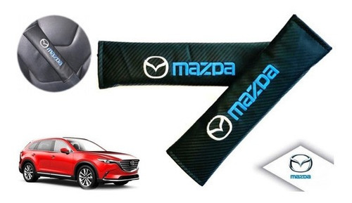 Par Almohadillas Cubre Cinturon Mazda Cx-9 2.5l Turbo 2019