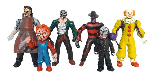 Set Figuras De Accion Personajes Terror Chuky Jason Myers