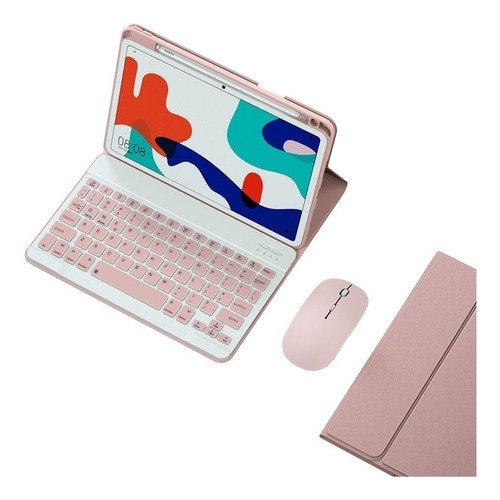 Teclado+ratón+funda Para Huawei Matepad T10s 10.1 Pulgada