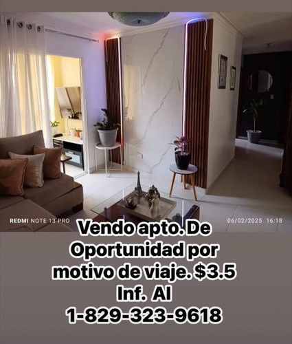 Apartamento De Eportunidad En Residecial Cerrado