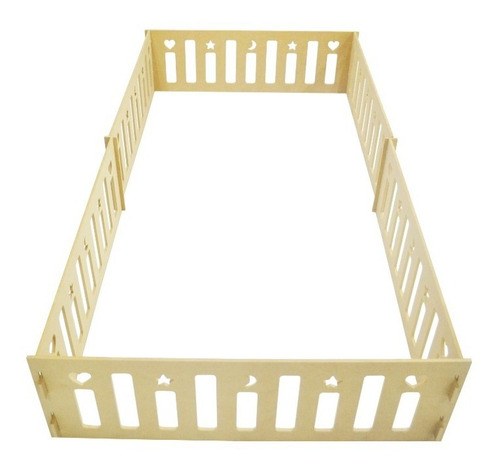 Imagen 3 de 4 de Corralito Corral Pelotero Madera 200x100x33cm Extensible