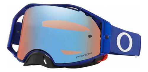 Antiparras Oakley Airbrake Mx Moto Azul Prizm Iridium