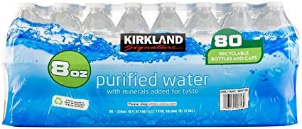 Kirkland Signature De Primera Calidad Del Agua Potable, 8 Oz