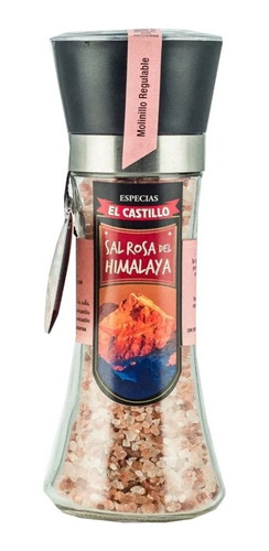 Molinillo Sal Rosa Del Himalaya Gruesa El Castillo X240gr