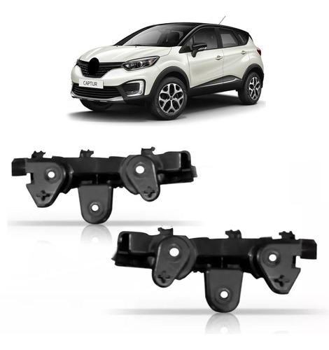 Par Guia Suporte Envolvente Dianteiro Captur 2017 2018 2019