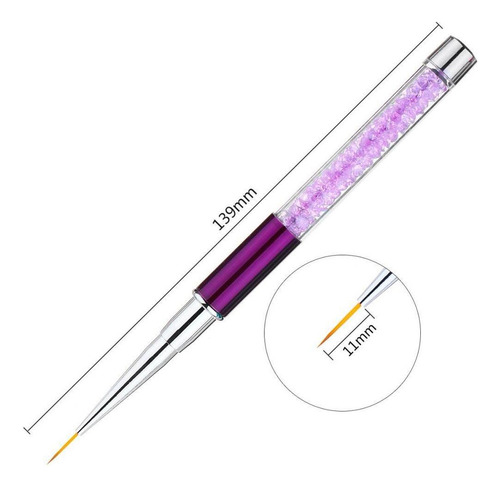 ` Pincéis Profissionais Para Liner Art, 5 Peças