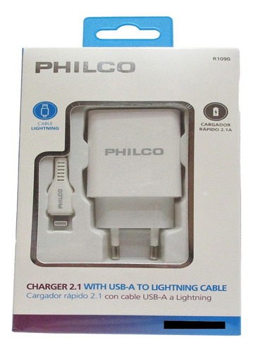 Cargador Rapido 2.1 Con Cable Usb-a A Lightning.