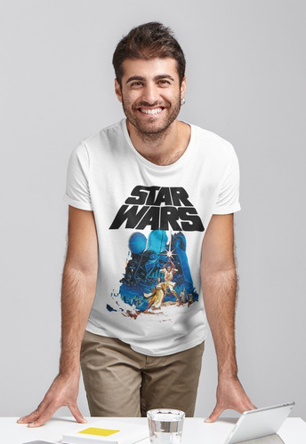 Camiseta Cine Clasico Star Wars R-4 Unisex