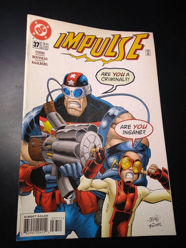 Impulse #37 Dc Comics En Ingles  Flash Messner Loebs