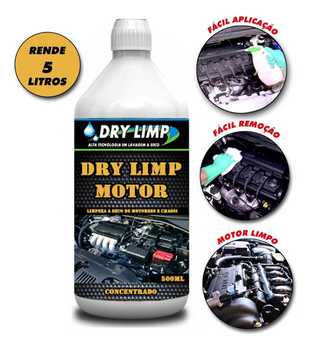 Produto Lavagem A Seco - Limpa Motor 500ml Desengraxante