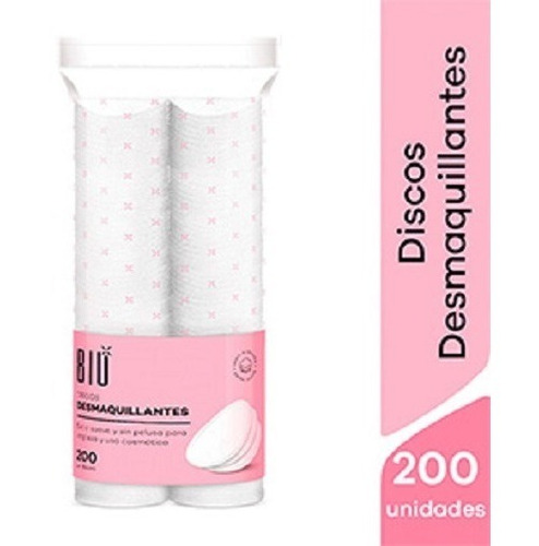 Discos Desmaquillantes 100% Algodón Bolsa De 200 Uds. Unisex